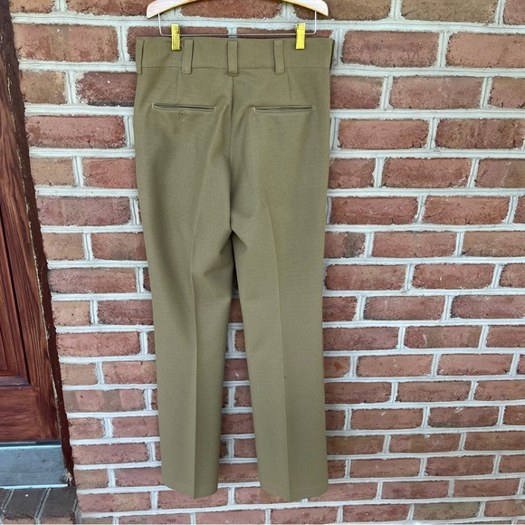 Real vintage men’s tailored trousers approximate size small.  tan/beige - Picture 2 of 8